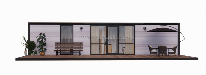 Hotel 20ft Removable Mini Sandwich Panel Steel Prefabricated Flat Pack ...