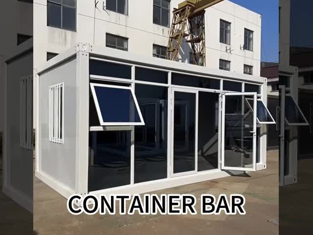 China 20ft container mobile shop prefabricated house flat packed for sale