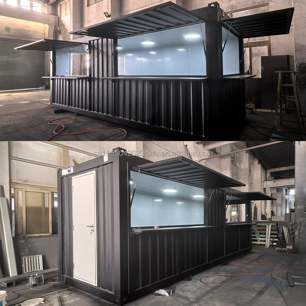 Movable Storefront Pop-up Shop Container Shop for Modern Design Prefabricated Shops Coffee ...