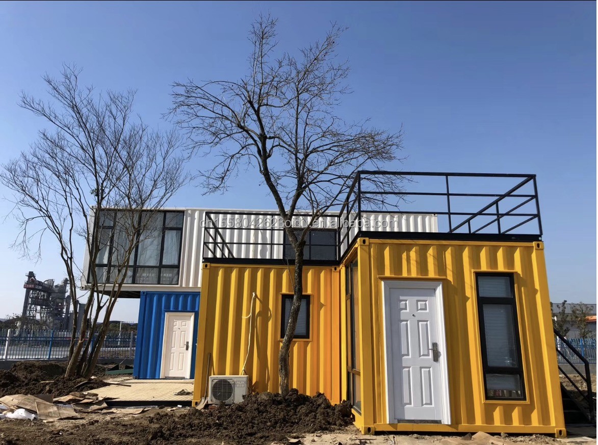 20ft Fast Build Prefab Hotel House Modular Folding Container House for ...