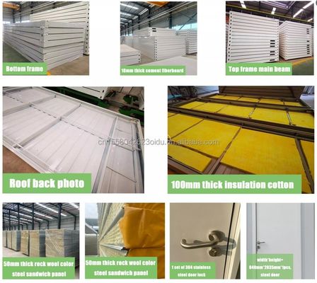 Modern Design Flat Pack Foldable Portable House Container for Prefabricated Tiny House Shops and Offices 20ft or 40ft