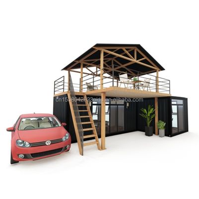 Log Design Green House Container with Intelligent Modular Prefabricated Tiny House and Alluminum Alloy Window Material