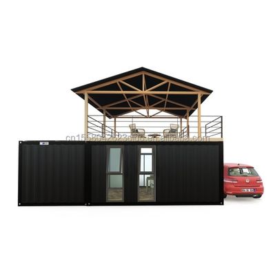 Log Design Green House Container with Intelligent Modular Prefabricated Tiny House and Alluminum Alloy Window Material