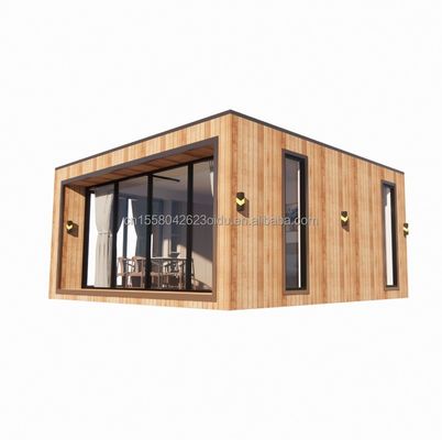 Fast Construction Prefab Container House with Galvanized Steel Square Tubes and 50/75/100mm Wave Sandwich Panel
