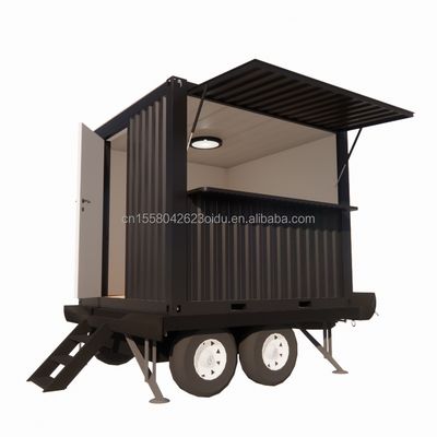 Customized Color 10ft Mobile Tiny House on Wheels Furnished Prefabricated Modular Steel Sandwich Panel Hotel Best Value
