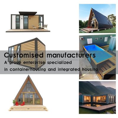 Customized Color 10ft Mobile Tiny House on Wheels Furnished Prefabricated Modular Steel Sandwich Panel Hotel Best Value