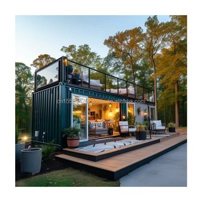 Aluminum Alloy Windows Modified 20ft 40ft Prefabricated Shipping Container Houses for Hotels Villas and Living 2 Bedrooms