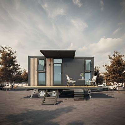 Hotel 20ft or 40ft Mobile Outdoor Container Bar Coffee Shop on the Second Floor with Outdoor Design and Wheels