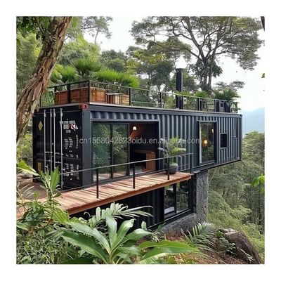 Aluminum Alloy Windows Modified 20ft 40ft Prefabricated Shipping Container Houses for Hotels Villas and Living 2 Bedrooms