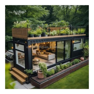Aluminum Alloy Windows Modified 20ft 40ft Prefabricated Shipping Container Houses for Hotels Villas and Living 2 Bedrooms