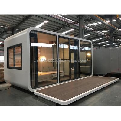 Customized Color Modern Container Mini Vacation Capsule Room One Bedroom Steel Structure Hotel Designed with Modern Style