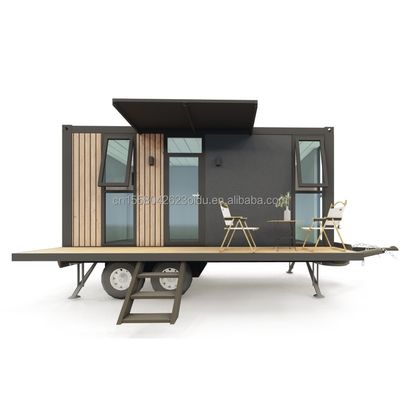 20ft or 40ft Fully Equipped Container House on Wheels with Modern Design and Sandwich Panel Material