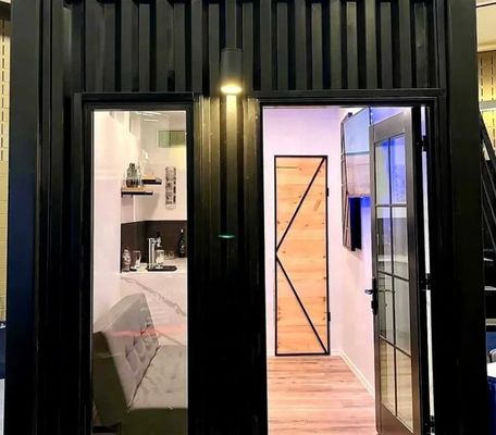 Modern Design Customized Color Steel Fabricated Fast Install Prefab Modular Homes on Wheels for Mobile Camping Trailer