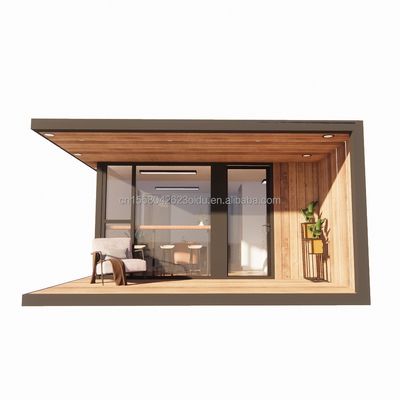 Outdoor Modern Design Prefabricated Container House with Alluminum Alloy Window and Customized Color Made of Sandwich Panel