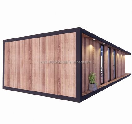 Outdoor Modern Design Prefabricated Container House with Alluminum Alloy Window and Customized Color Made of Sandwich Panel