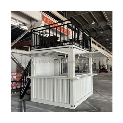 Australian Standards Mobile Store Customized 10 Foot 20 Foot Mobile Container Pop-Up Coffee Bar with Aluminum Alloy Windows