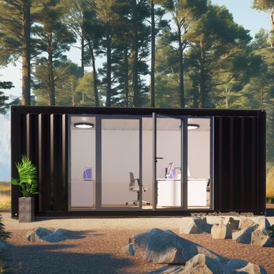 Outdoor Living and Family Hotel 2 Bedroom Prefabricated Steel Container House with Galvanized Steel Bending 180g Flat Pack