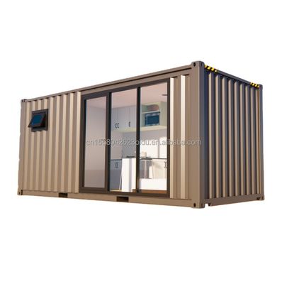 Outdoor Living and Family Hotel 2 Bedroom Prefabricated Steel Container House with Galvanized Steel Bending 180g Flat Pack