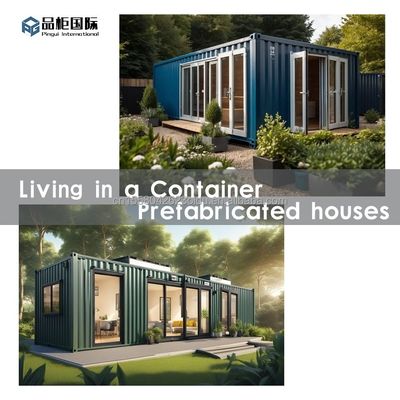 Galvanized Steel Square Tubes Main Structure for Modern Tiny House on Wheels Portable Prefab Container House Design