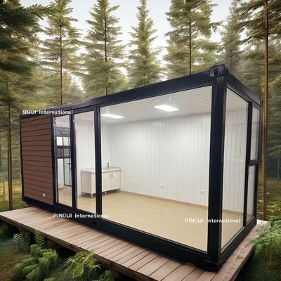 Outdoor Living 2 Bedroom Apartment in 20ft or 40ft Modern Design Prefabricated Steel Container House for Family Hotel