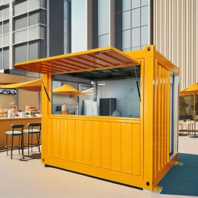 10FT Mini Pop-up Container House for Coffee Shop Bar Fast-Food Restaurant Convenience Store Kiosk or Booth Window material