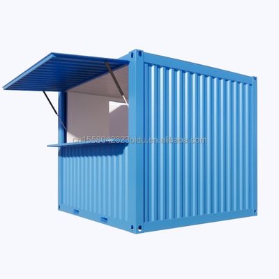 10FT Mini Pop-up Container House for Coffee Shop Bar Fast-Food Restaurant Convenience Store Kiosk or Booth Window material