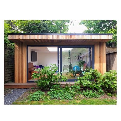 Prefabricated Sunrooms Glass Houses Expandable Wooden Container House with Expandable Design