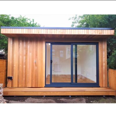 Prefabricated Sunrooms Glass Houses Expandable Wooden Container House with Expandable Design