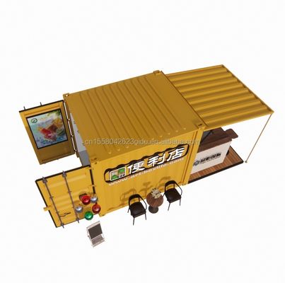 Customized Color Easily Installation Prefab Houses 10 ft Flat Pack Living Containers for Dining within Modular Homes