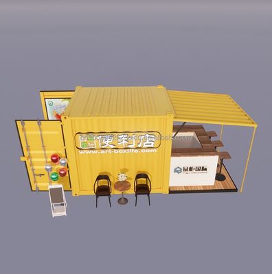 Customized Color Easily Installation Prefab Houses 10 ft Flat Pack Living Containers for Dining within Modular Homes