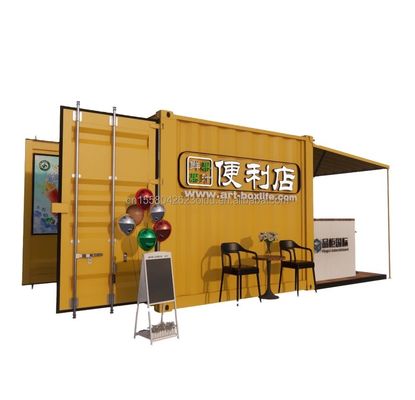 Customized Color Easily Installation Prefab Houses 10 ft Flat Pack Living Containers for Dining within Modular Homes