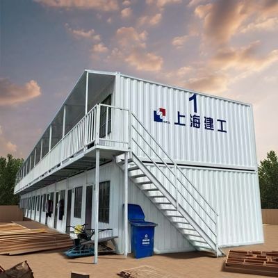 Quick Assembly Portable Flat Pack Container House for Modern Office Beach House and Construction Engineering Camps
