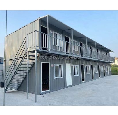 Quick Assembly Portable Flat Pack Container House for Modern Office Beach House and Construction Engineering Camps