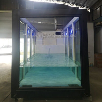 Luxary Custom Made Movable Prefab Modular Container Swimming Pool for Garden and Hotel