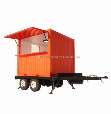 Folding Container 10ft Pop-up Mobile Home Trailer for Modern Tiny Custom Prefab Bar Camping House on Wheels Trailer
