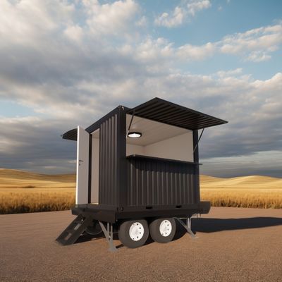 Alluminum Alloy Window Prefab Tiny Modular Homes On Wheels Trailer With Stairs For USA Galvanized Steel Bending 180g