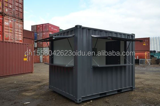 Aluminum Alloy Windows Mini Pop-up Shop Container Coffee Shop Bar Fast-food Restaurant Convenience Store Kiosk Booth 10ft