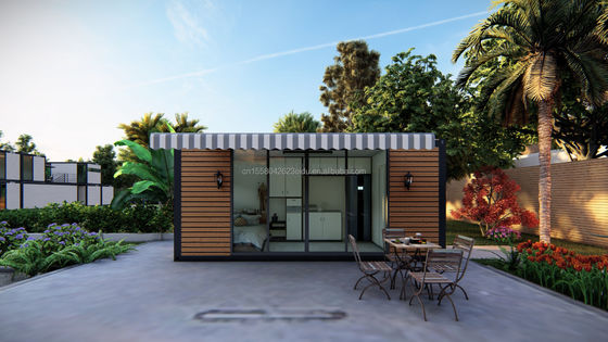 Prefabricated Modular Container Wooden Houses Container Flat Packaging Removable Luxury House 20ft Coffee Shop Modern