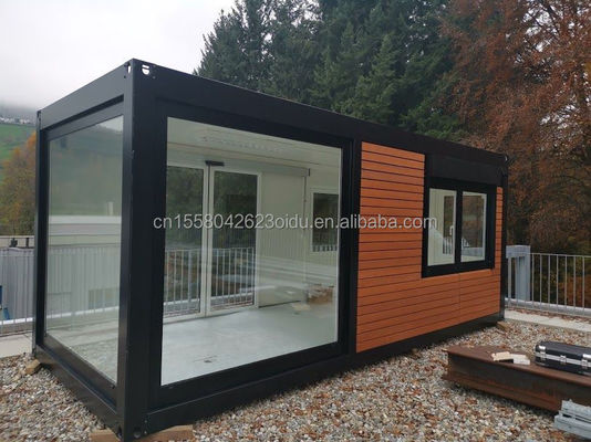 Prefabricated Modular Container Wooden Houses Container Flat Packaging Removable Luxury House 20ft Coffee Shop Modern