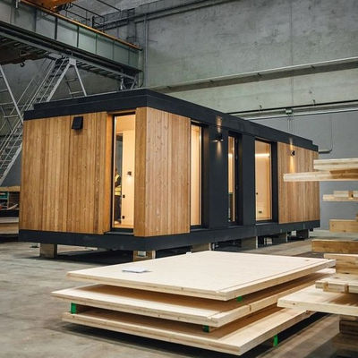 Wall 75mm Garden Working House Barbecue Bar 20ft Flat Packaging Container Mobile House for Family Modern Design Style