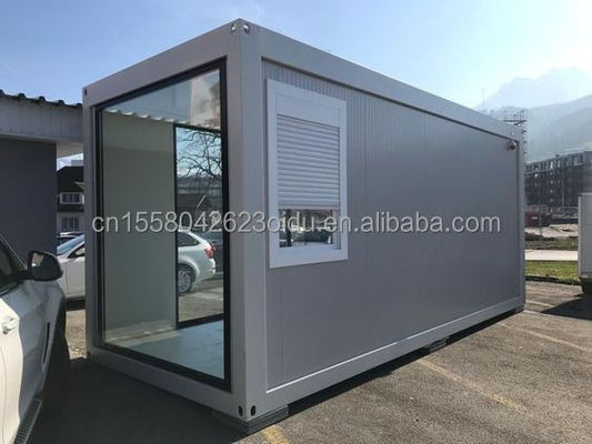 Wall 75mm Garden Working House Barbecue Bar 20ft Flat Packaging Container Mobile House for Family Modern Design Style