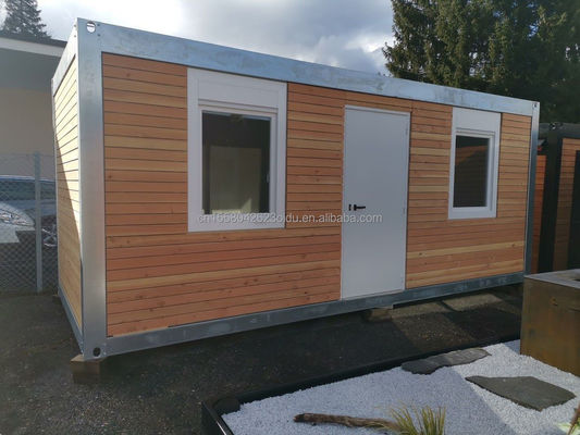 Wall 75mm Garden Working House Barbecue Bar 20ft Flat Packaging Container Mobile House for Family Modern Design Style