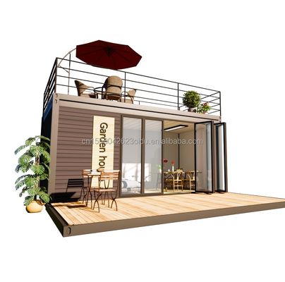 Modern Design 20 Foot Extendable Container House Flat Pack Steel Frame Modular Home Prefab Sandwich Panel Shipping