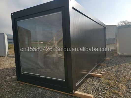 Wall 75mm Garden Working House Barbecue Bar 20ft Flat Packaging Container Mobile House for Family Modern Design Style