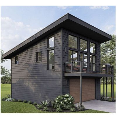 20ft/40ft Wall 50/75/100mm Wave Sandwich Panel Container House with Full Bathroom and Extendable Design