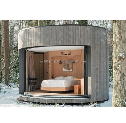 Light Steel Structure Container House with One-Bathroom One-Kitchen and Aluminum Alloy Windows