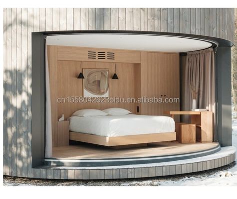 Light Steel Structure Container House with One-Bathroom One-Kitchen and Aluminum Alloy Windows