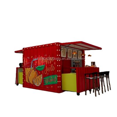 Modified Shipping Container 10ft EU Mini Pop-up Shop for Outdoor Fast-Food Restaurant Coffee Bar Convenience Store
