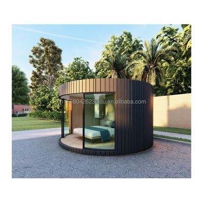Wooden House with Steel Structure for Carports and Hotels EU Luxury Round Holiday Accommodation Option