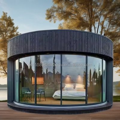 Modern Luxury Portable Container House Prefabricated Steel Structure Mobile Prefab Villa Home Hotel for Log Eco-Friendly